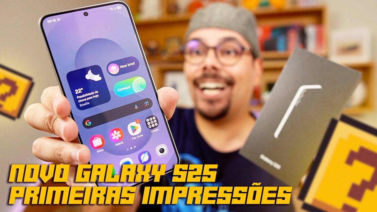 SAMSUNG GALAXY S25: LIGANDO PELA PRIMEIRA VEZ