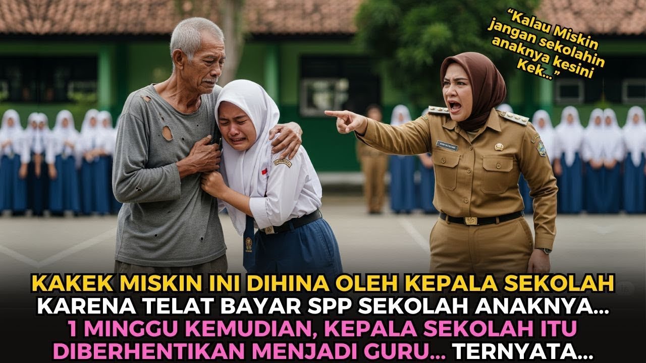 Anak Petani Dihina Kepala Sekolah Karena Telat Bayar SPP, 1 Minggu Kemudian Kepala Sekolah Dipecat
