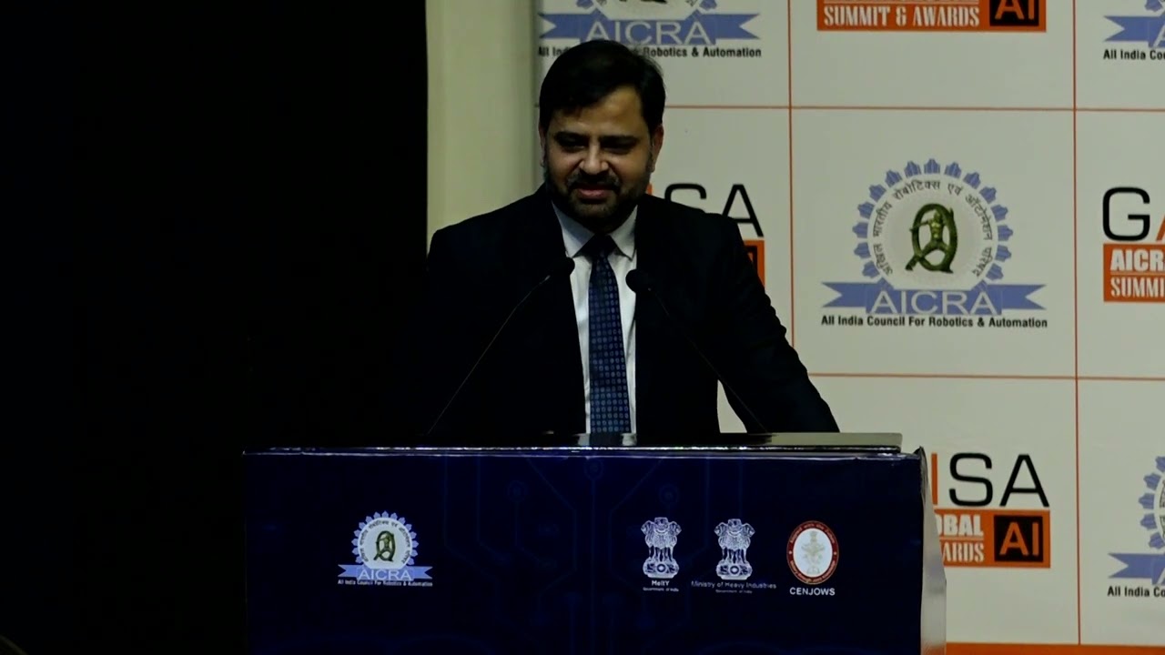 AICRA Director Mr.Rajkumar Sharma Welcomes everyone to the 4th Edition of GAISA | AI Summit India