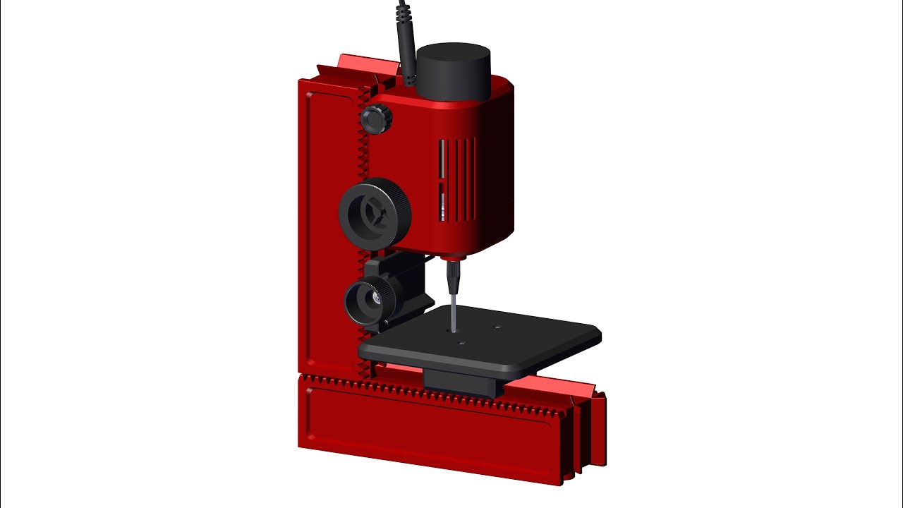 PLAYmake 4in1 Standbohrmaschine Aufbau