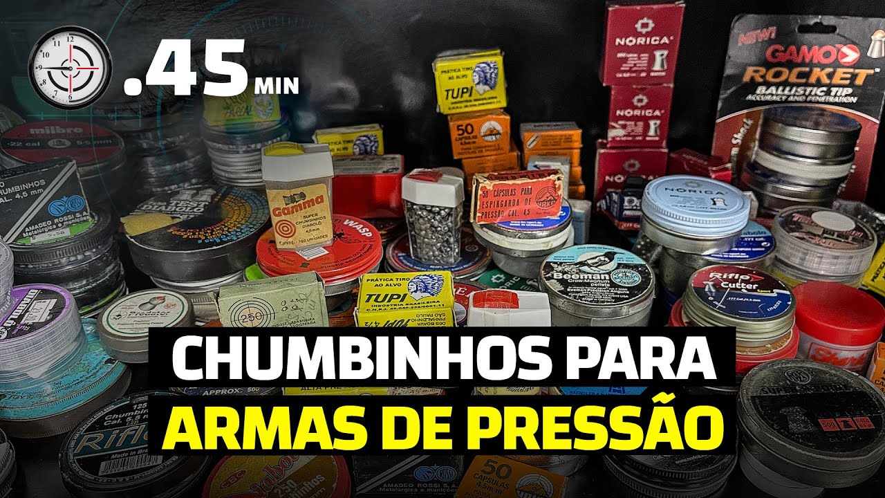 CHUMBINHOS para ARMAS DE PRESSÃO