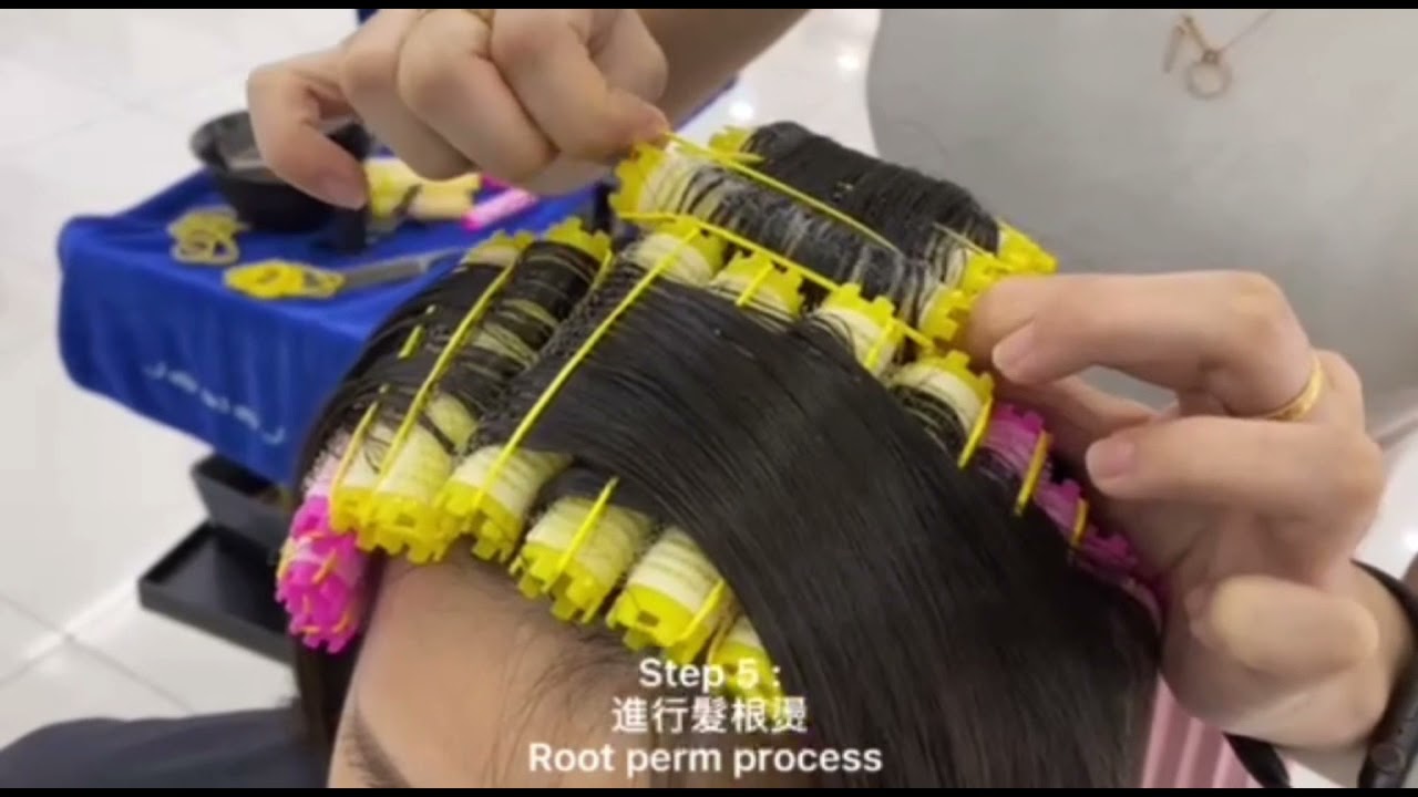 Aqua Curl Hot Perm Process Step By Step
