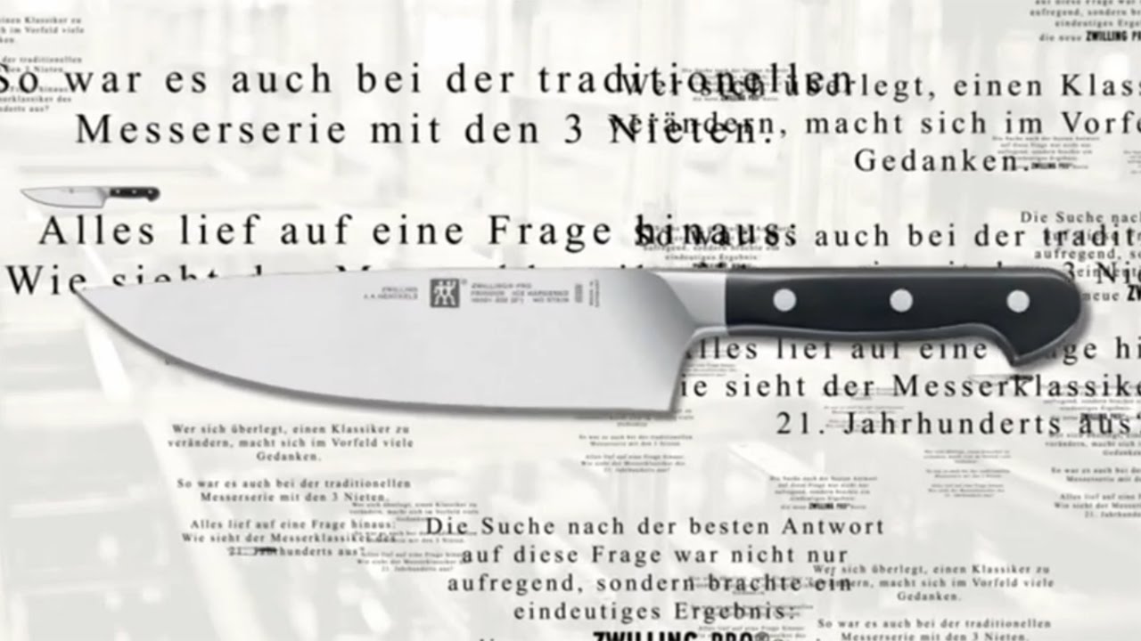 ZWILLING Pro - Entwicklung und Produktion von Messern der Extraklasse