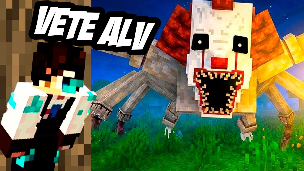 SOBREVIVIENDO al payaso IT en MINECRAFT 💀