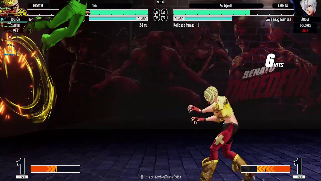 KOF XV ON MATCHS