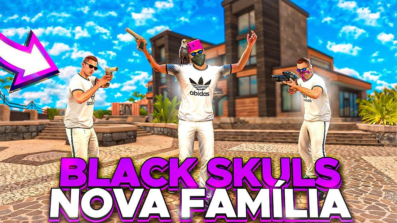 CRIEI MINHA NOVA FAMÍLIA NO MAPA NOVO! BLACK SKULS RIO RISE