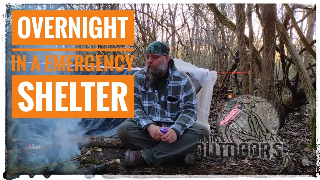 Overnight in a Emergency Shelter- Mantis Outdoors