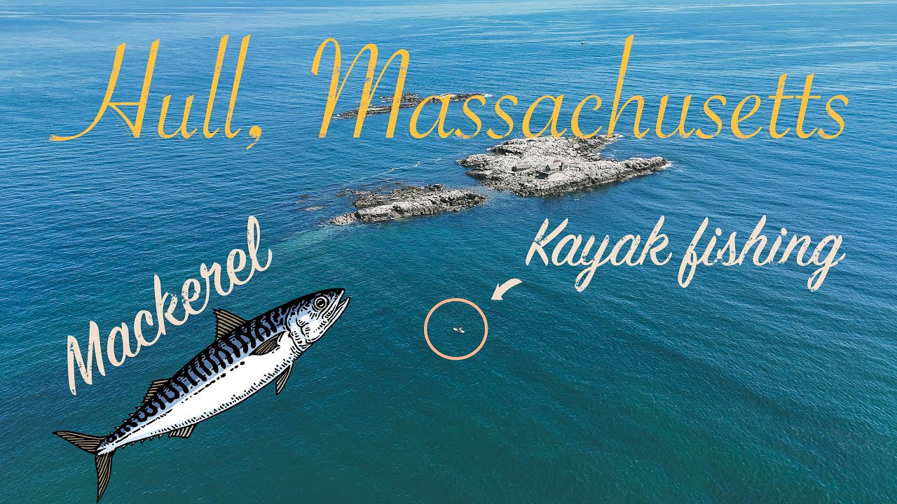 Mackerel catch and cook, Kayak fishing at Nantasket Beach Hull, Massachusetts