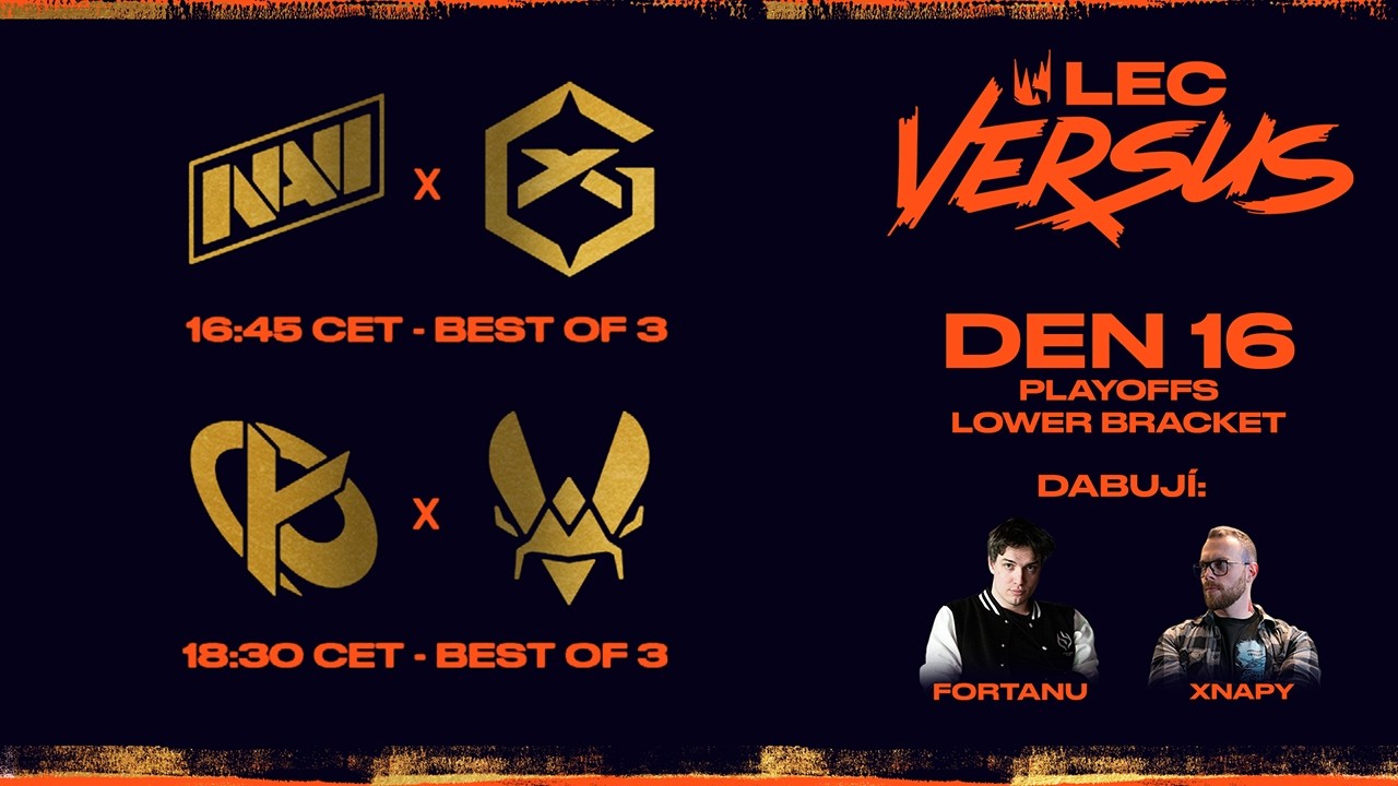 LEC Versus co-stream | D16 - 2x BO3 Fearless | NAVI vs GX | KC vs VIT | Playoffs W6D3 | #WatchLEC