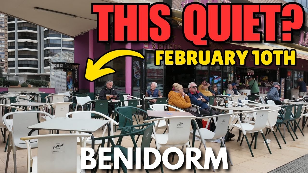 Benidorm Really THIS QUIET in February?! 😱┃The Strip & Rincon de Loix