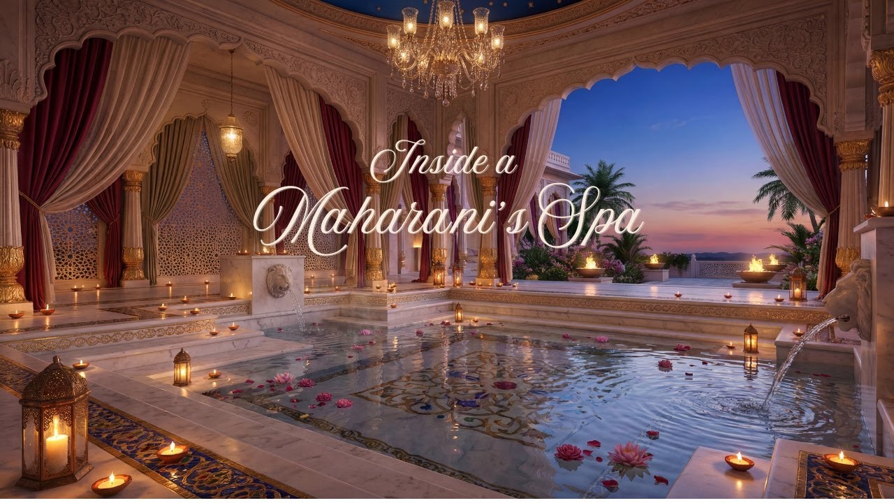 A Night Inside a Maharani’s Private Spa 🌙 | 3 Hours of Luxury Dusk Ambience