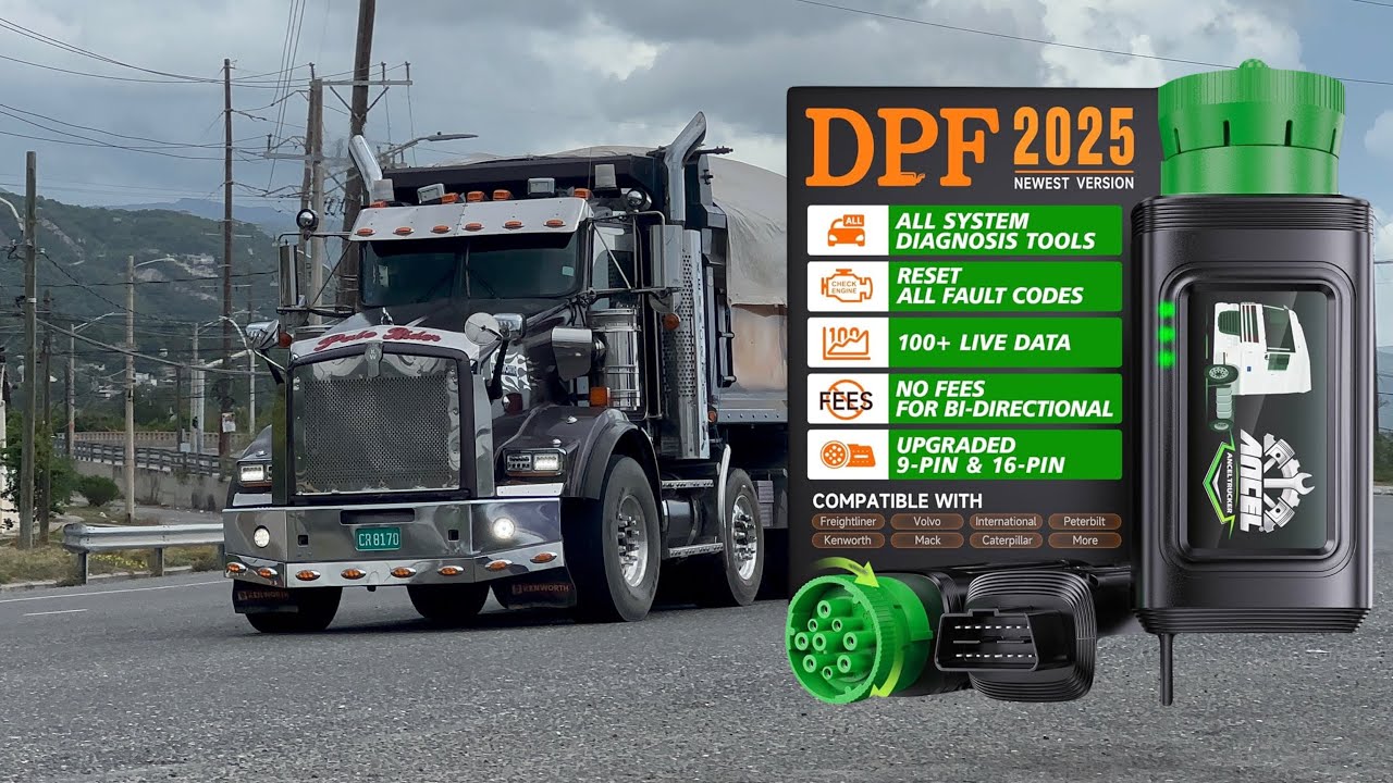 ANCEL HD100 Heavy Duty Truck Scanner with DPF Reset & Forced Regen (Cummins & CAT Only) review 