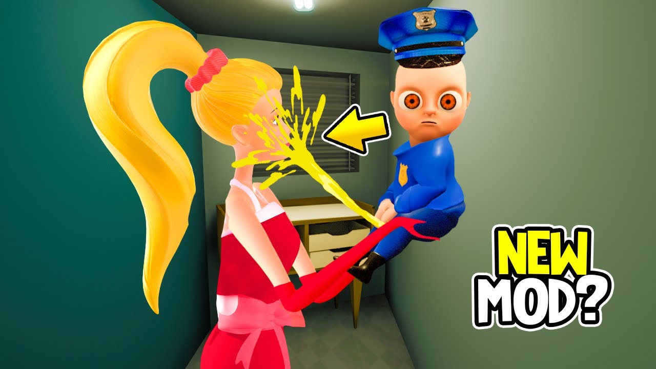 Beautiful Barbie BUT FUNNY POLICEMAN TOILET REVENGE! Funny Moments In Baby In Yellow