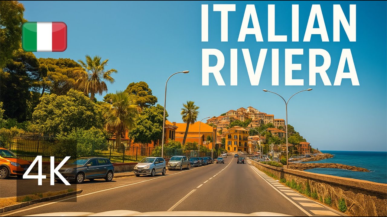 🚗 Italian Riviera Dream Drive 🇮🇹 Ventimiglia to Imperia | 4K ASMR Coastal Road Trip (No Music)