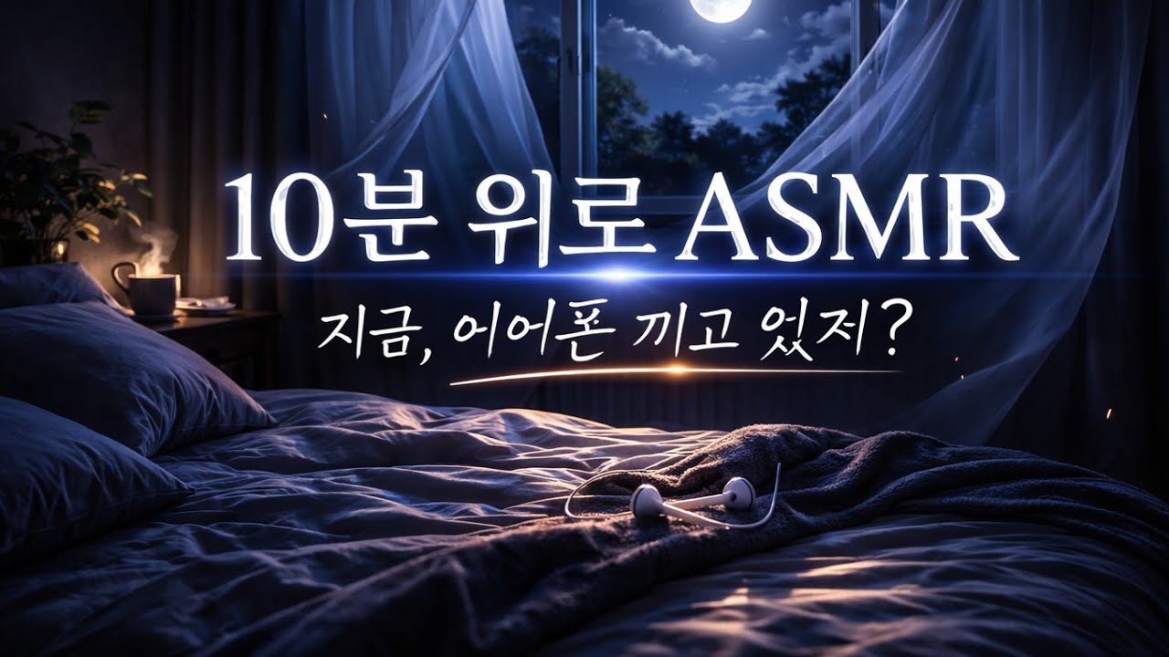 ASMR 노래는 처음이지? | 20초 뒤 불이 꺼집니다 🌙 10분 밤 위로 낭독(자막)