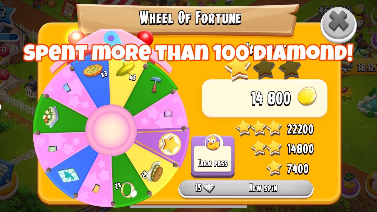 What if i spend all my diamonds on the wheel of fortune ? 😵