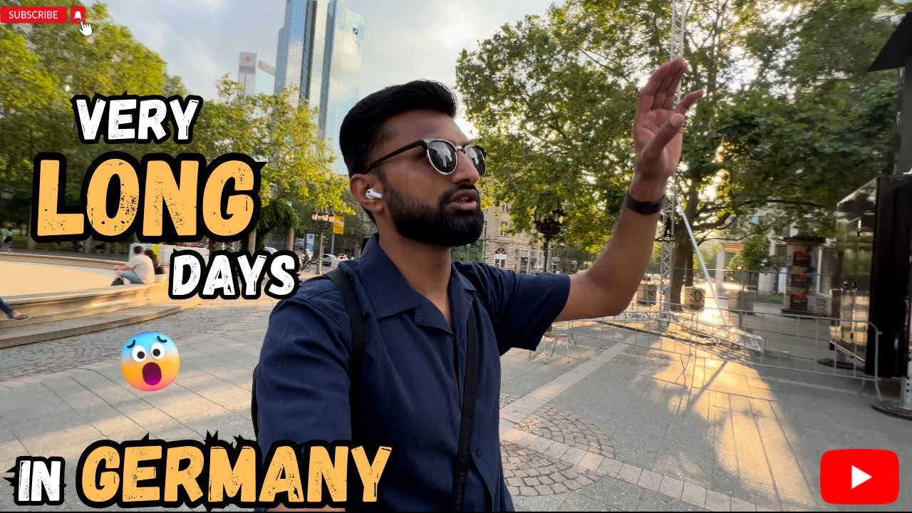 Germany ma andhera itna late hota hai 😱🥺