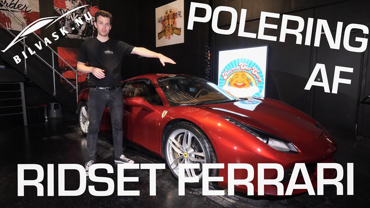 POLERING AF RIDSET FERRARI 488 - Sådan Fjernes Slibemærker