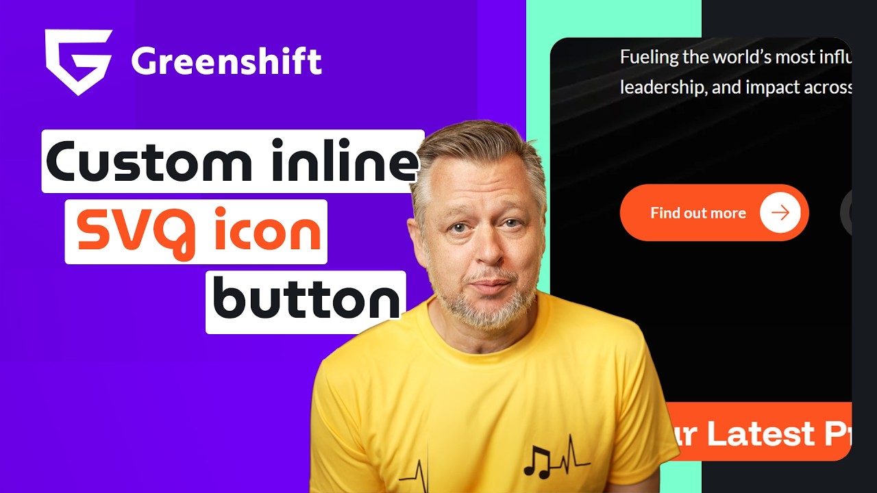 Как добавить пользовательскую встроенную SVG-иконок к кнопке в Greenshift, WordPress 2026