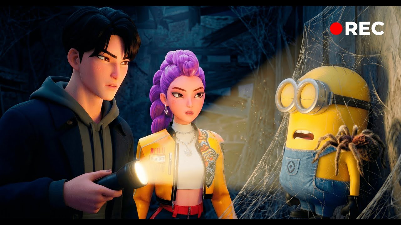 VLOG: RUMI & JINU Explored an ABANDONED Monsters Inc. World 😱 | Funny & Creepy