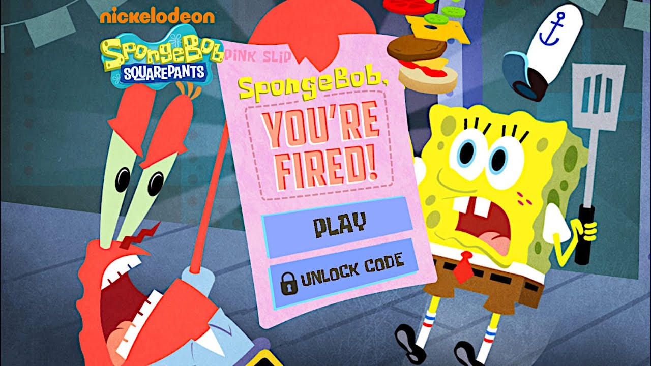 SpongeBob: You're Fired! Nick Games