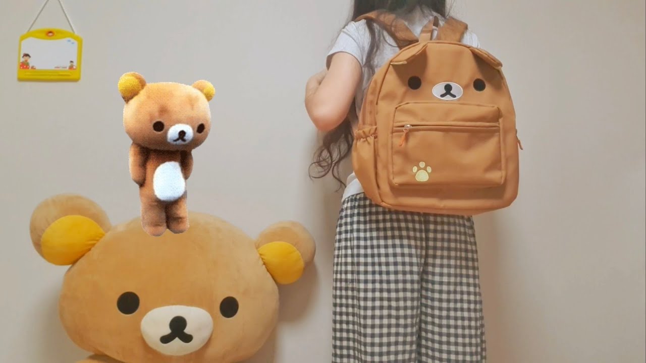 리락쿠마 대형인형.. 테무에서 산것들 보여주는 영상