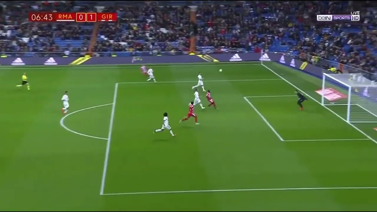 Gol de Anthony Lozano, el Choco Lozano, ante el Real Madrid/. en el RMA vs GIR....  de Corrtos,