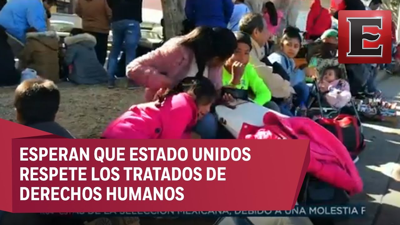Miles de migrantes esperan en Tijuana recibir asilo político en EU