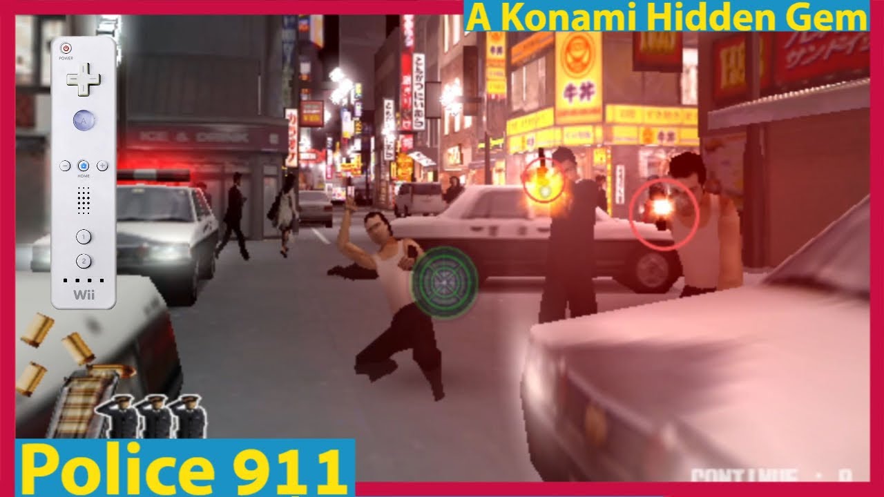 Motion Controls on PS2?! Police 911! One VERY Unique Lightgun Arcade Game from Konami on PS2