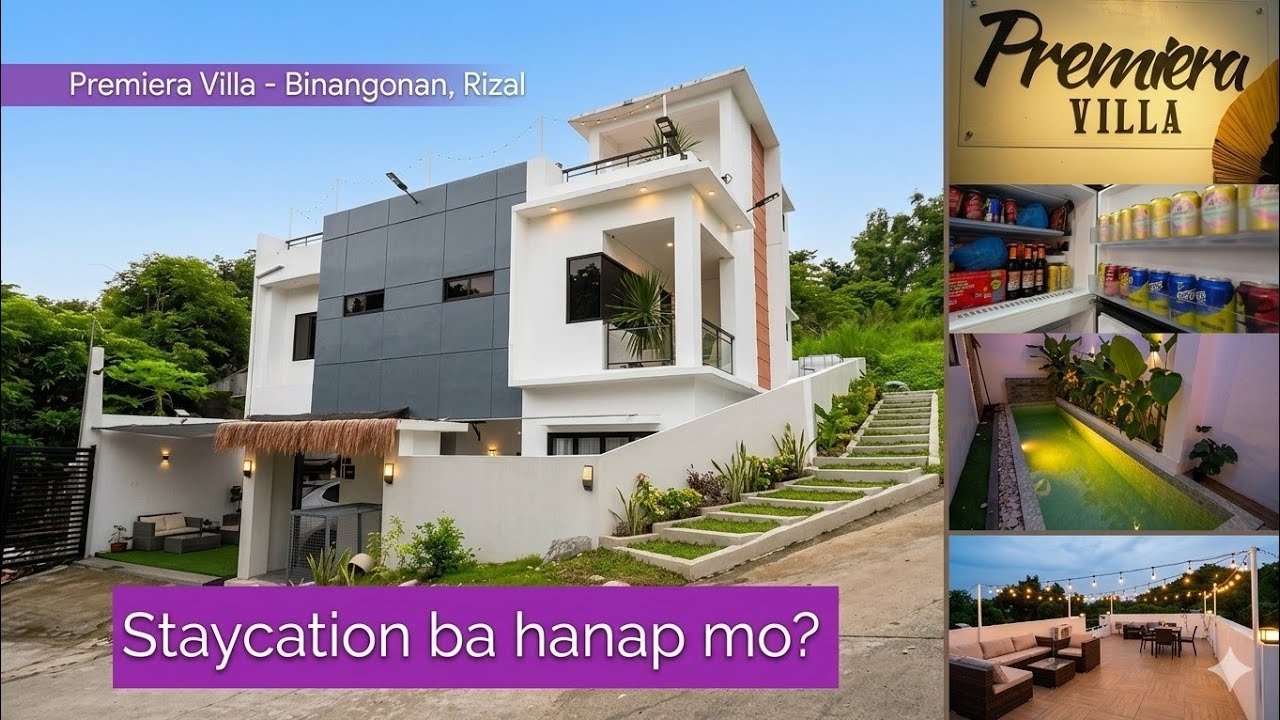PREMIERA VILLA at Binangonan Rizal | Quick tour |private pool near in Manila
