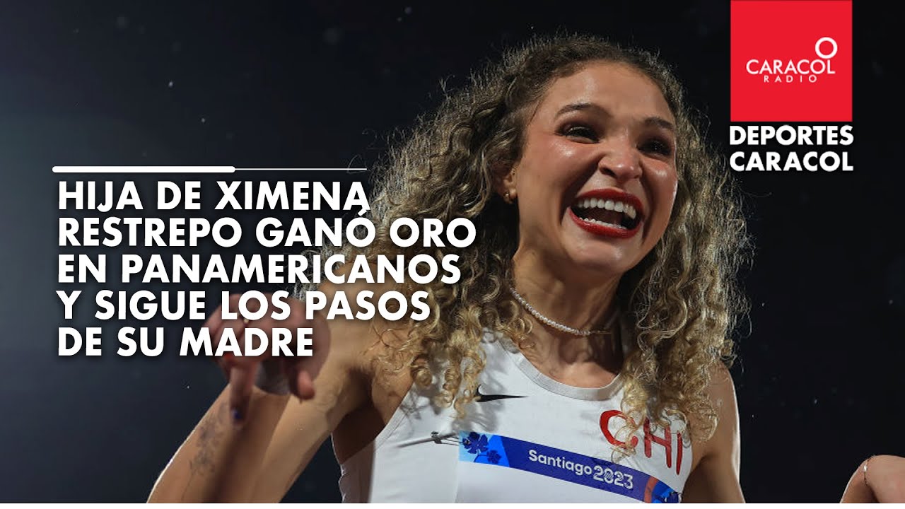 Ximena Restrepo y su esposo reaccionan al oro de su hija en los Juegos Panamericanos