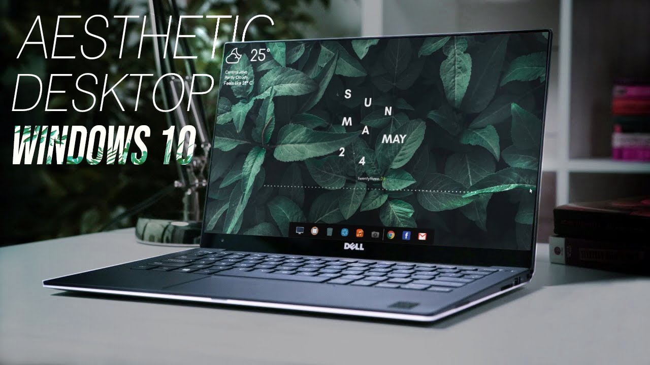 CARA UBAH TAMPILAN DEKSTOP PC/LAPTOP JADI AESTHETIC & MINIMALIS