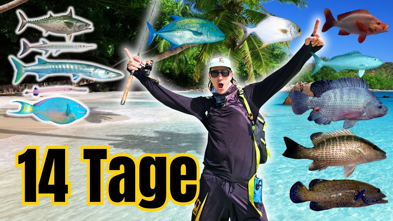 14 Tage Angeln auf einer Trauminsel – Was beisst hier alles?