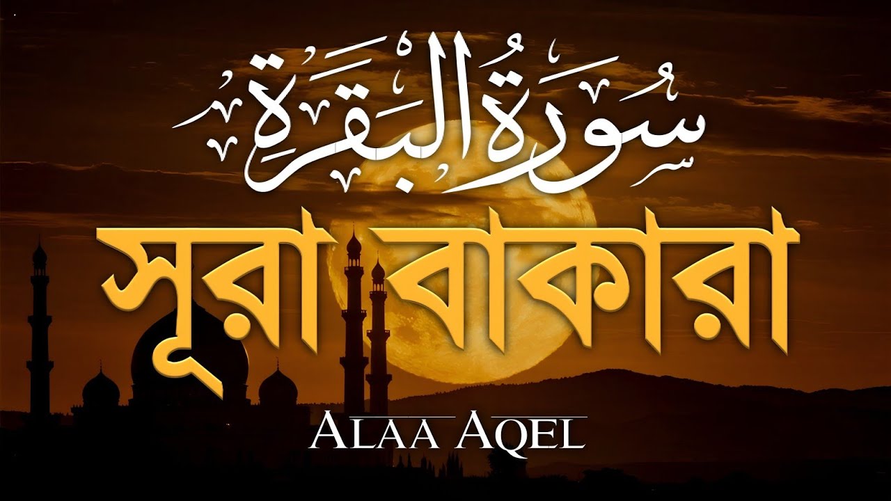 ঘরের উন্নতির জন্য সূরা বাকারা প্রতিদিন শুনুন I Surah Al Baqarah Full Quran Recitation | Alaa Aqel