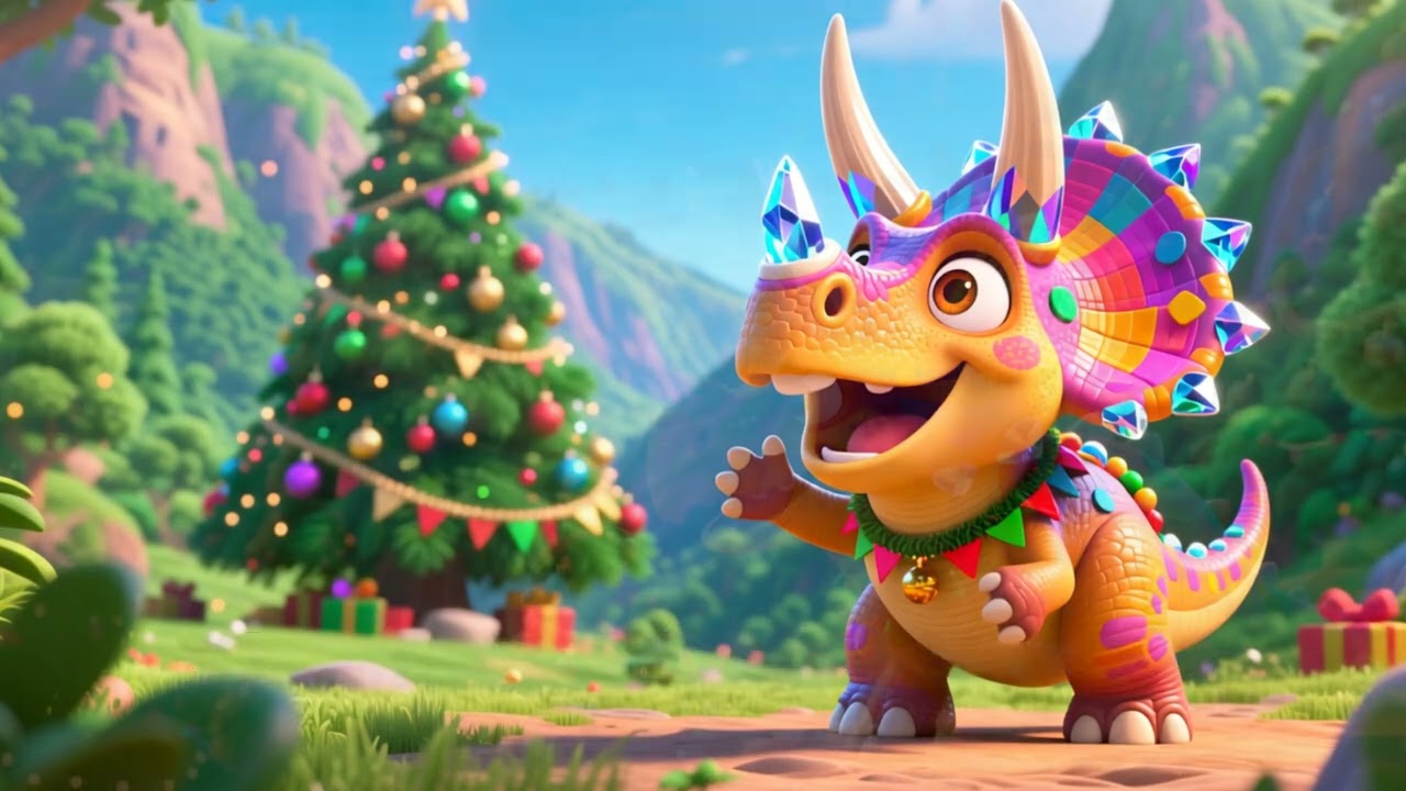 La Navidad de Dino el Triceratops