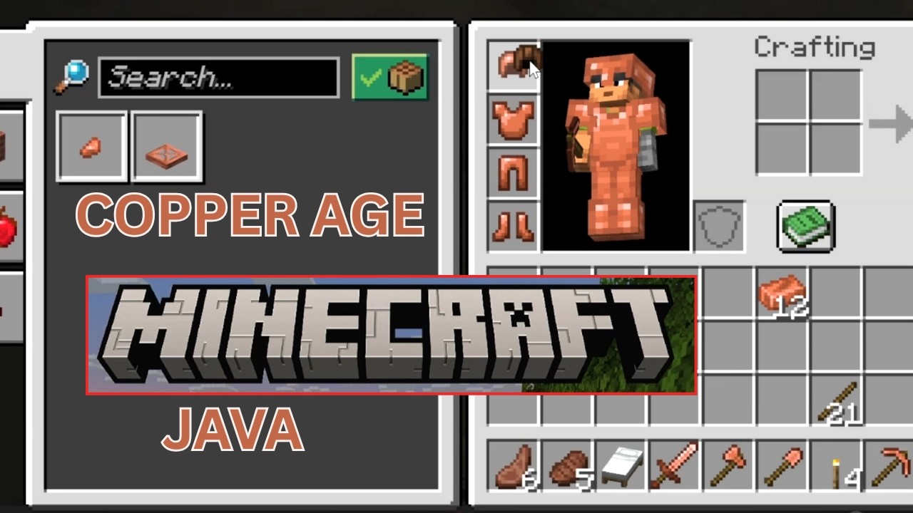 MINECRAFT - MY FIRST TIME PLAYING ON JAVA EDITION - I START BADLEY BUT SOON LEARN HOW TO SURVIVE