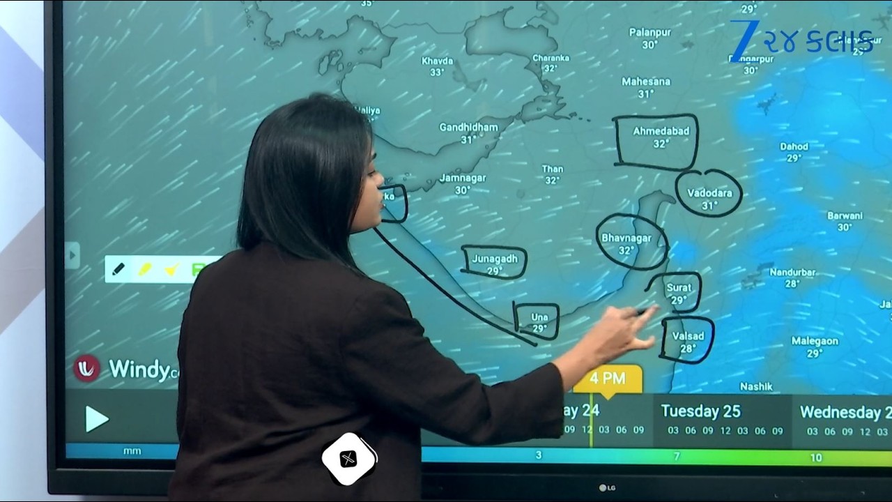 Weather Forecast: Light to moderate rains likely in THESE parts of Gujarat today | Monsoon 2026