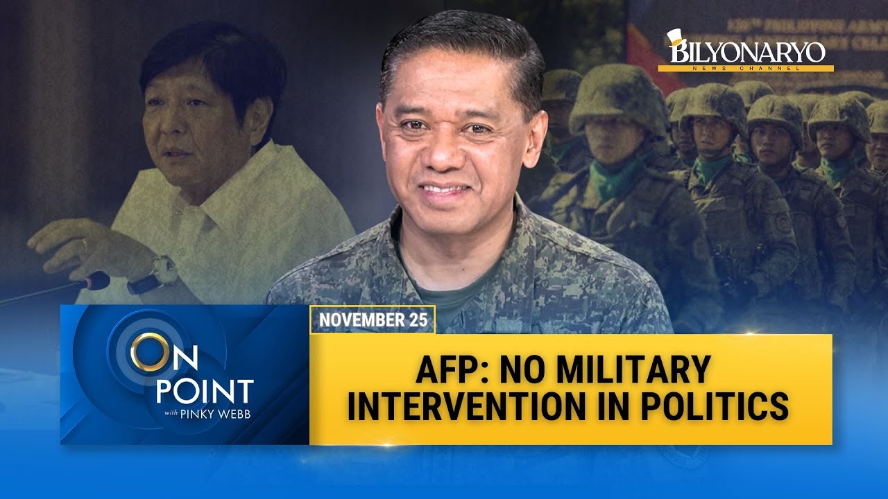 On Point: AFP Rejects Military Role in Politics Amid Corruption Protests | Gen. Romeo Brawner Jr.
