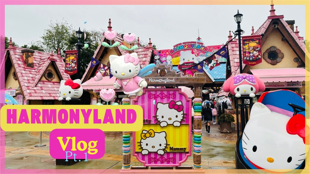 🎠 Sanrio's Harmonyland~ 🎠 Full Boat ride and Park Tour~