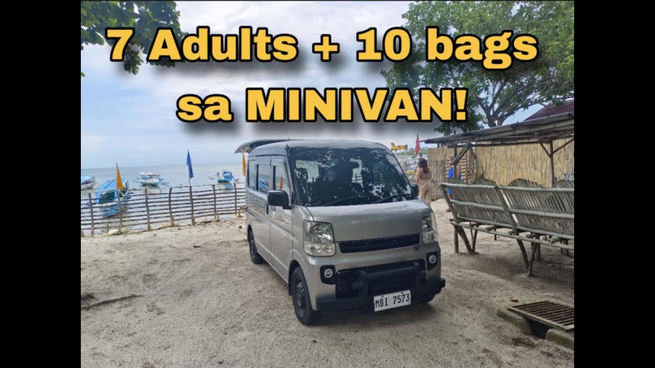 BEACH CAMPING | SUZUKI MINIVAN, KAYA BA ANG 7 ADULTS?