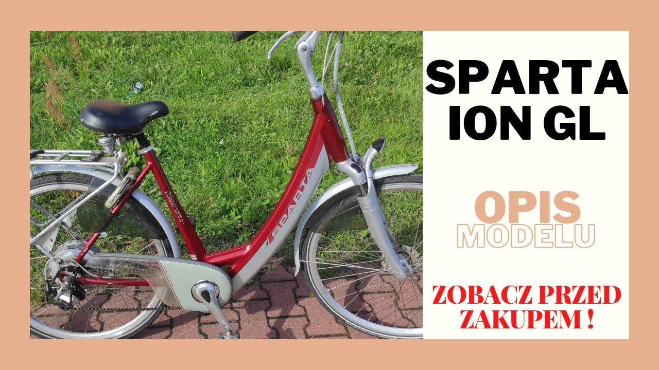 Rower elektryczny SPARTA ION GL z dużym wyświetlaczem i baterią w ramię / zalety i wady ❗