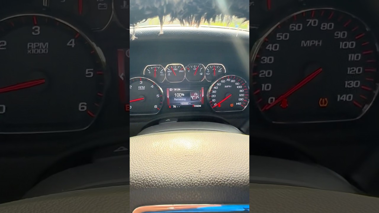 How to reset oil life on newer gm vehicles #howto #generalmotors #chevrolet