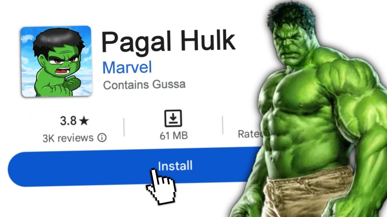 I Found Most Funny Hulk Games 😂 On Playstore 😍