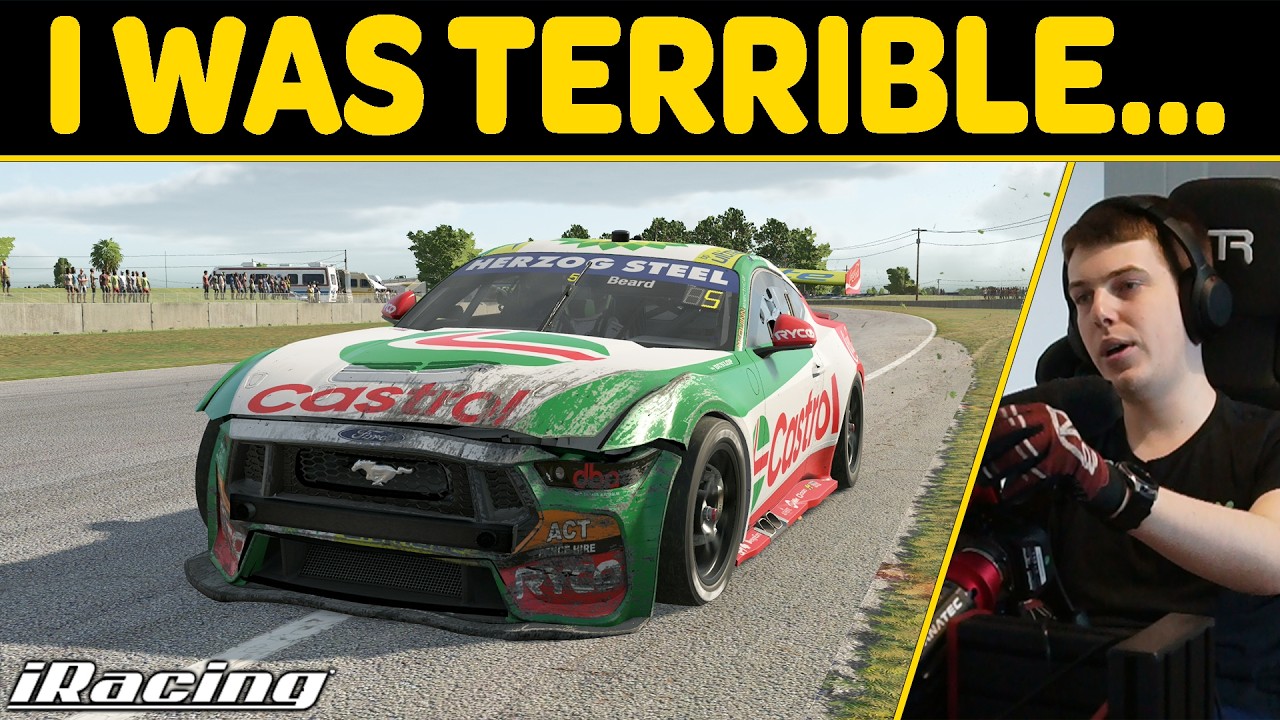 This race was a TOTAL DISASTER... iRacing Australian Supercars at Sebring