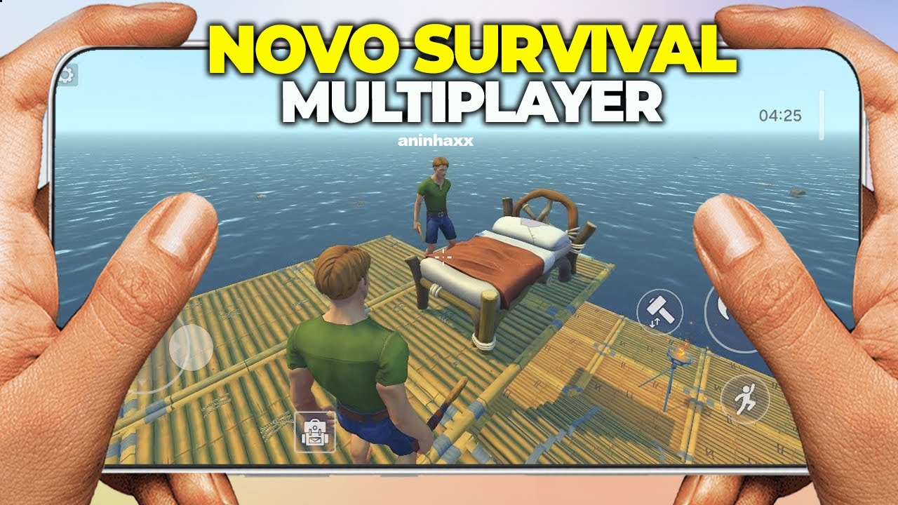 Raft Multiplayer Survival (Modo Multiplayer) Gameplay Android e iOS