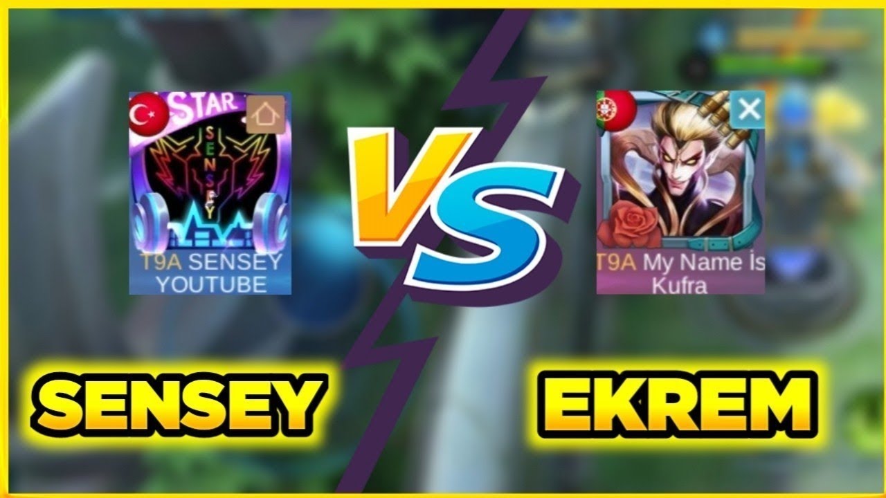 Kaybeden Kanalı Siler Dedi!! Ekrem vs Sensey 1v1 Mobile Legends