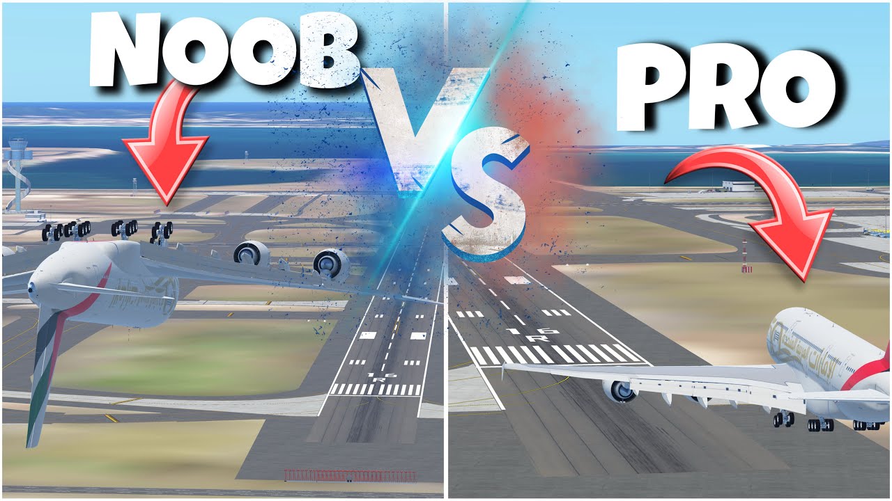Пилоты NOOB против PRO в Infinite Flight Simulator