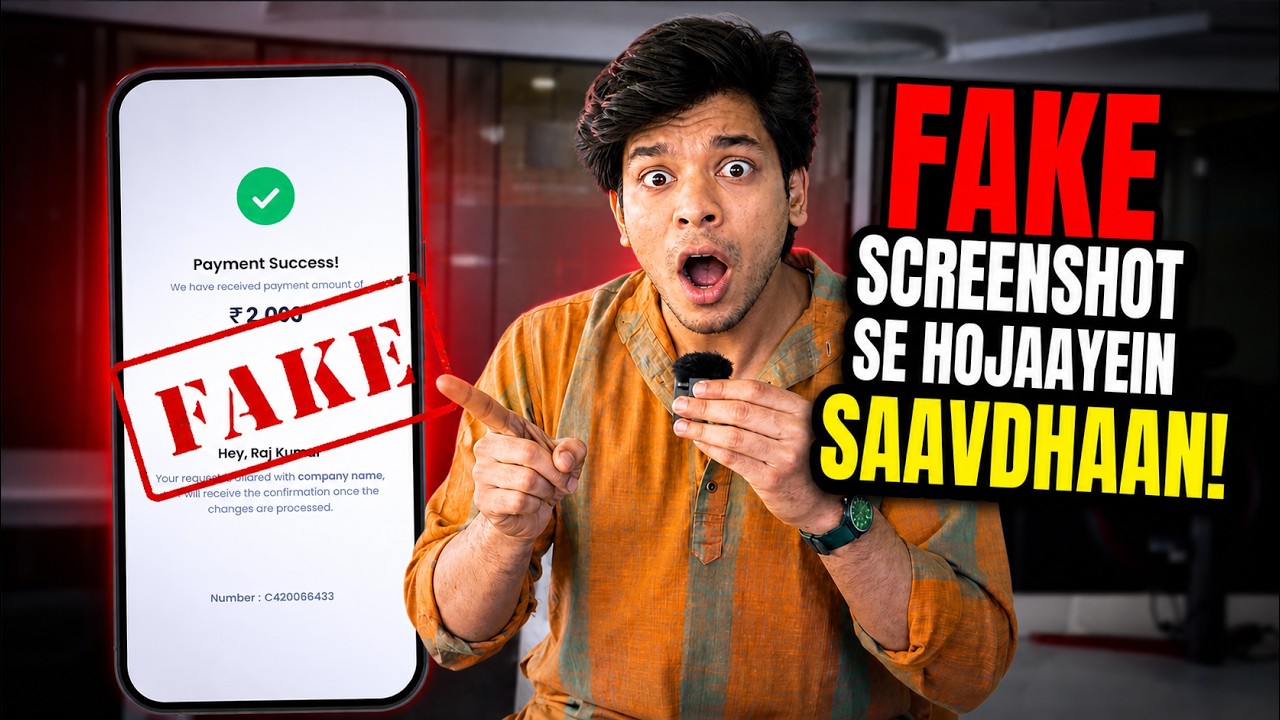 Fake Payment Screenshot Se Bachne Ka BEST Tareeka! | AlertPay App