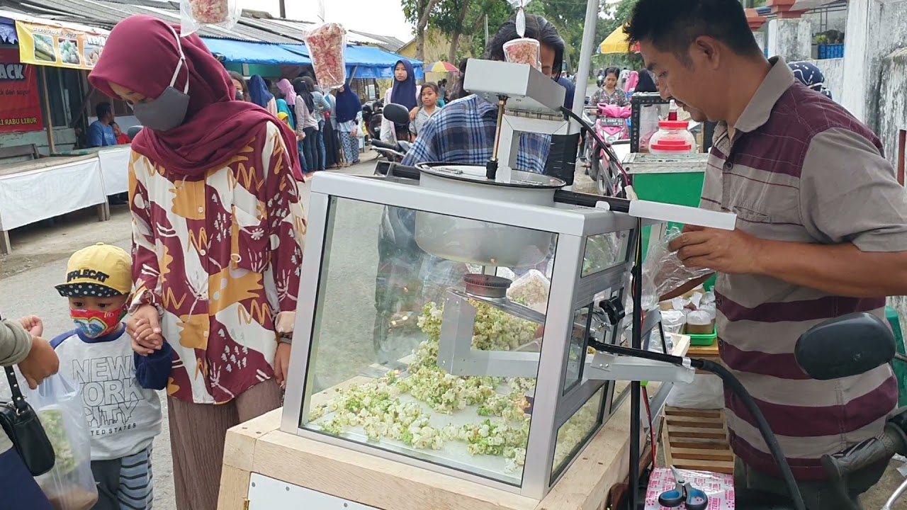 Awal Bulan Puasa Jualan Popcorn Pasar Dadakan Ngabuburit