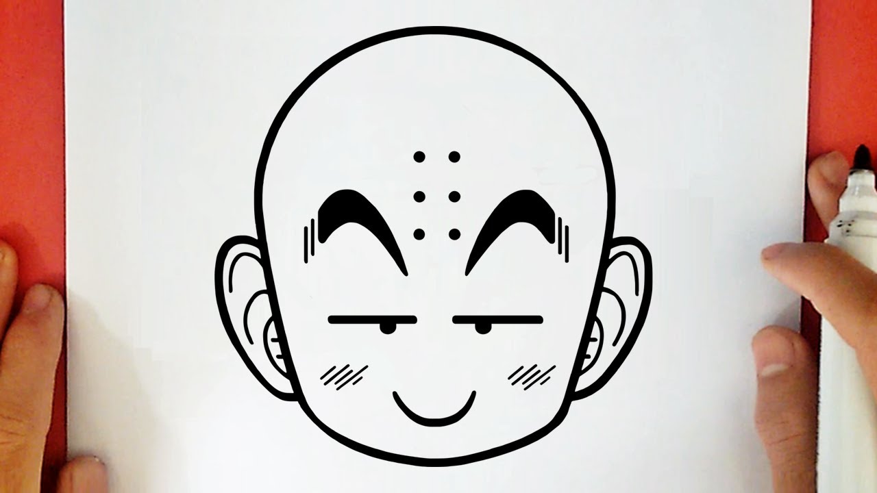 COMMENT DESSINER KRILIN DE DRAGON BALL